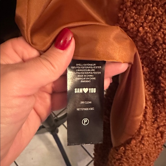 Sam Edelman Rust Teddy Jacket - Picture 12 of 12